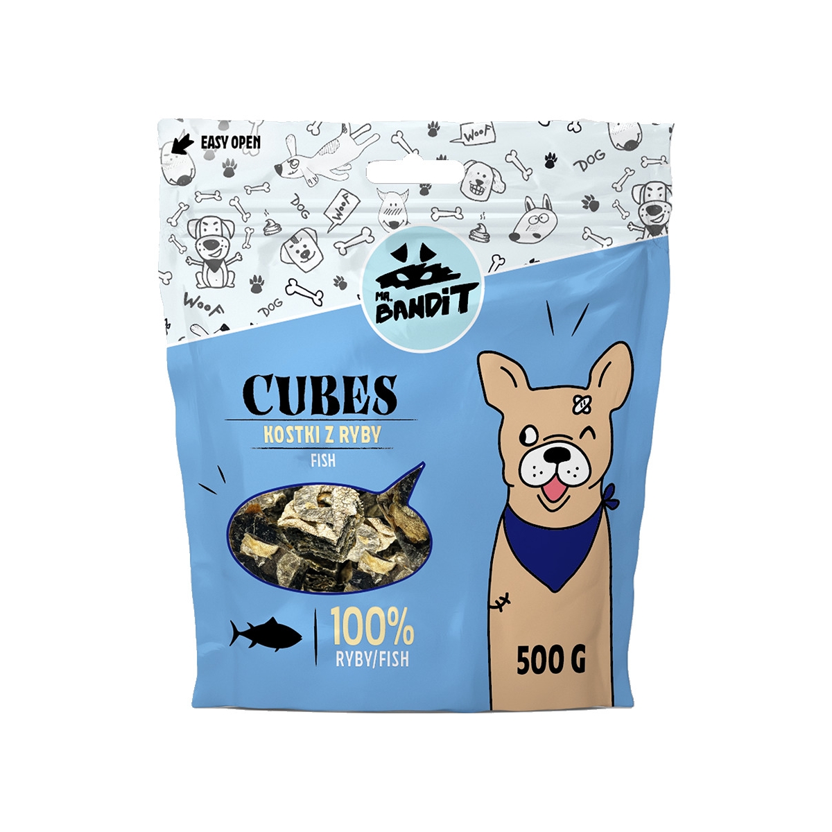 MR.BANDIT CUBES ZIVS KUBI 500G - Produkta attēls