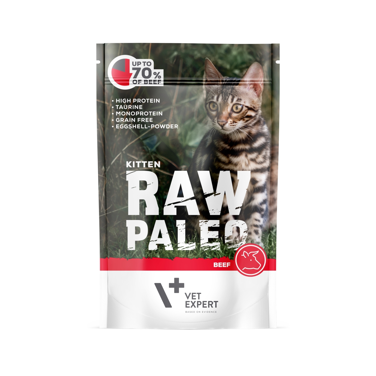 RAW PALEO KAĶĒNU PAC LIELLOPS 100G - Produkta attēls