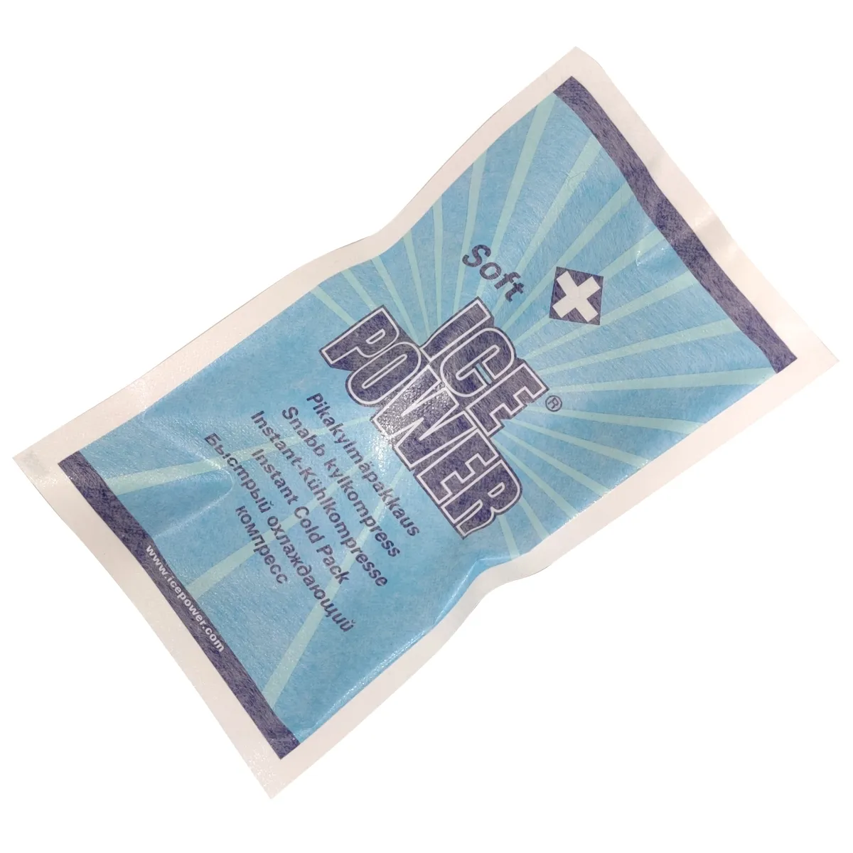 ICE POWER Instant cold pack soft 15x25cm komprese, 1 gb. - Produkta attēls