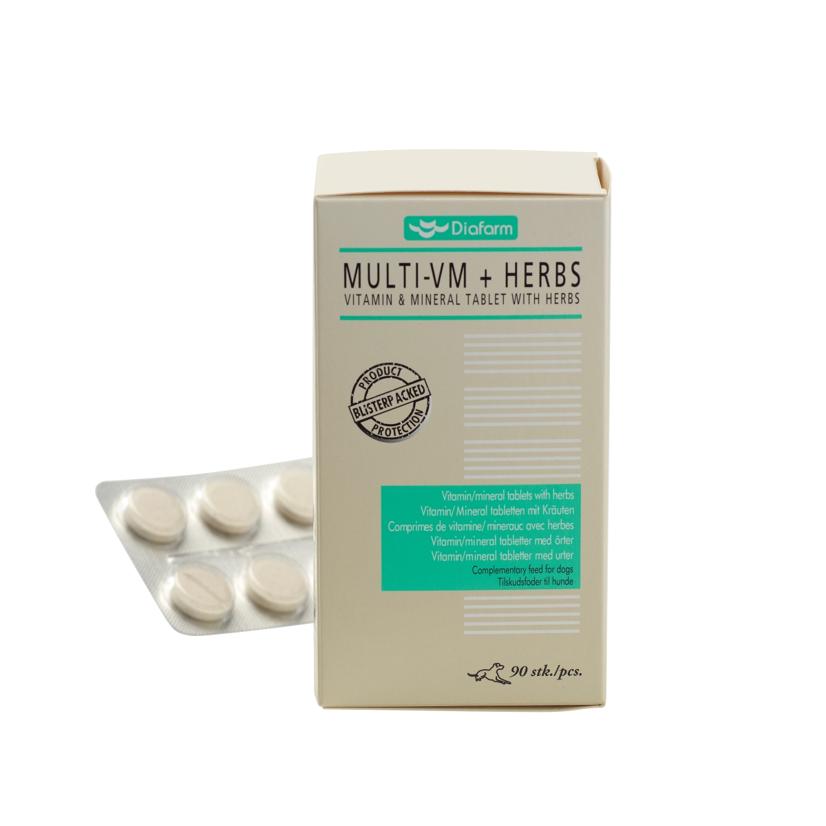 DF VITAMIN HERBS FOR DOGS TBL.N90 - Produkta attēls