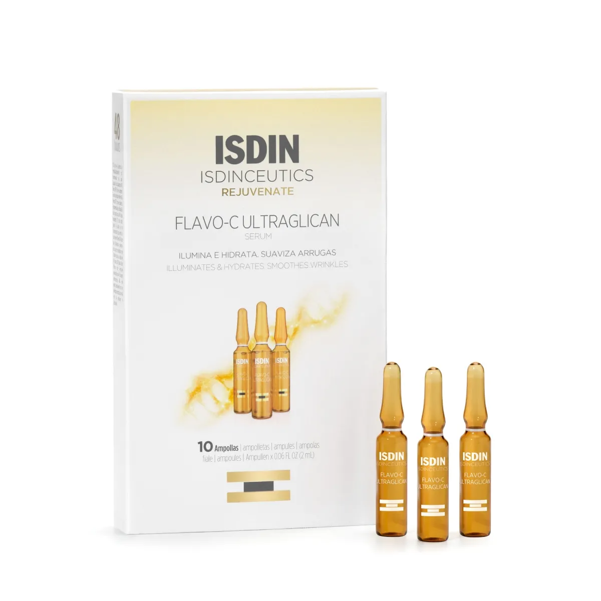 ISDIN Flavo-C Ultraglican ampulas, 2 ml, 10 gab - Produkta attēls