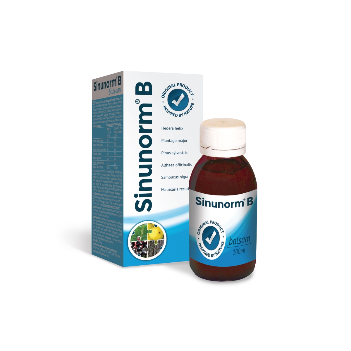 Sinunorm B balzāms, 100 ml - Produkta attēls