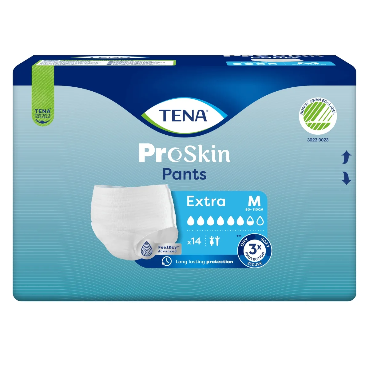TENA Pants Extra biksītes M izmērs, 14 gab. - Produkta attēls
