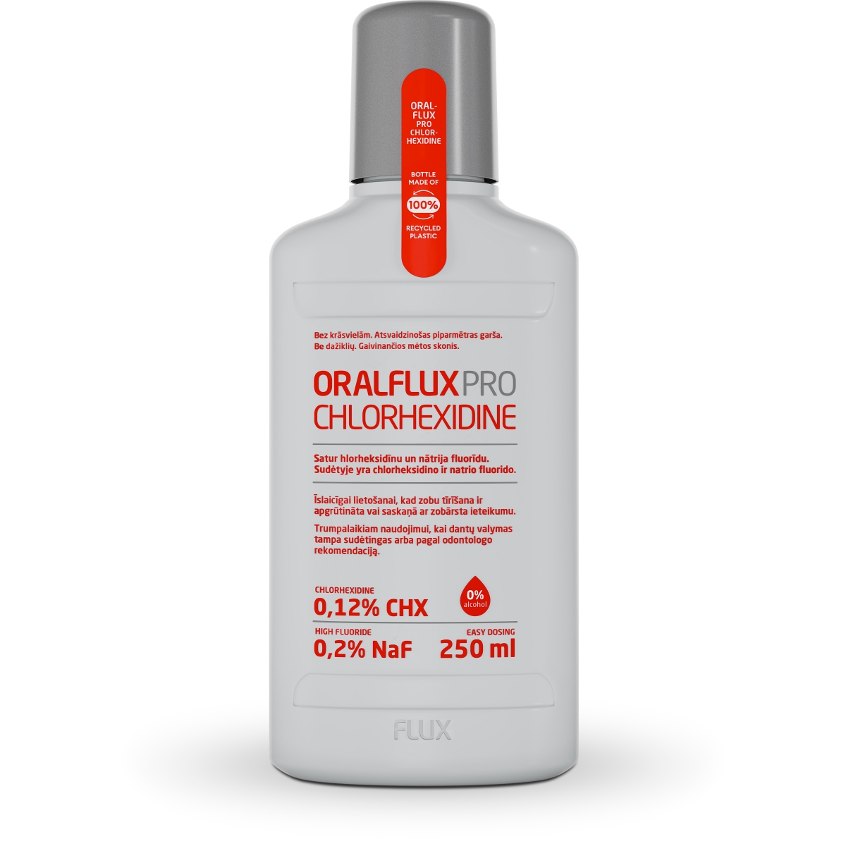 ORALFLUX PRO Chlorhexidine mutes dobuma skalojamais līdzeklis, 250 ml - Produkta attēls