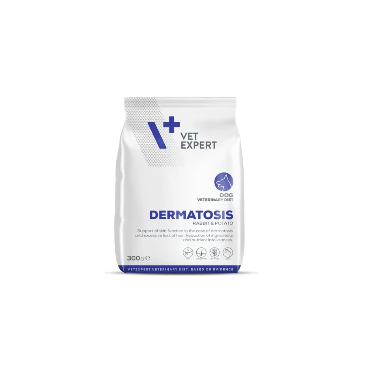 4T VD SUŅU DERMATOSIS SAUSĀ B AR TRUSI 300G - Produkta attēls