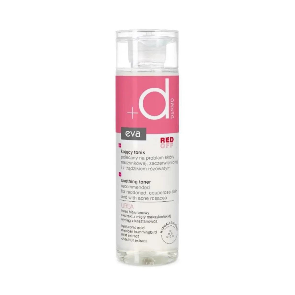 EVA DERMO Red Off nomierinošs toniks kuperozai ādai, 200 ml - Produkta attēls