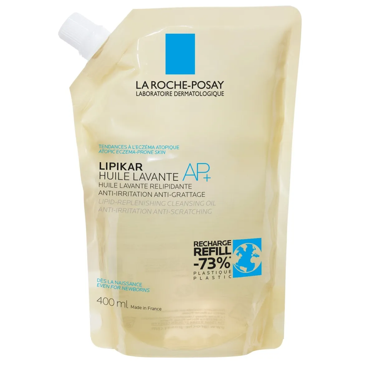 LA ROCHE-POSAY Lipikar AP+ attīroša eļļa (uzp.iep.), 400 ml - Produkta attēls