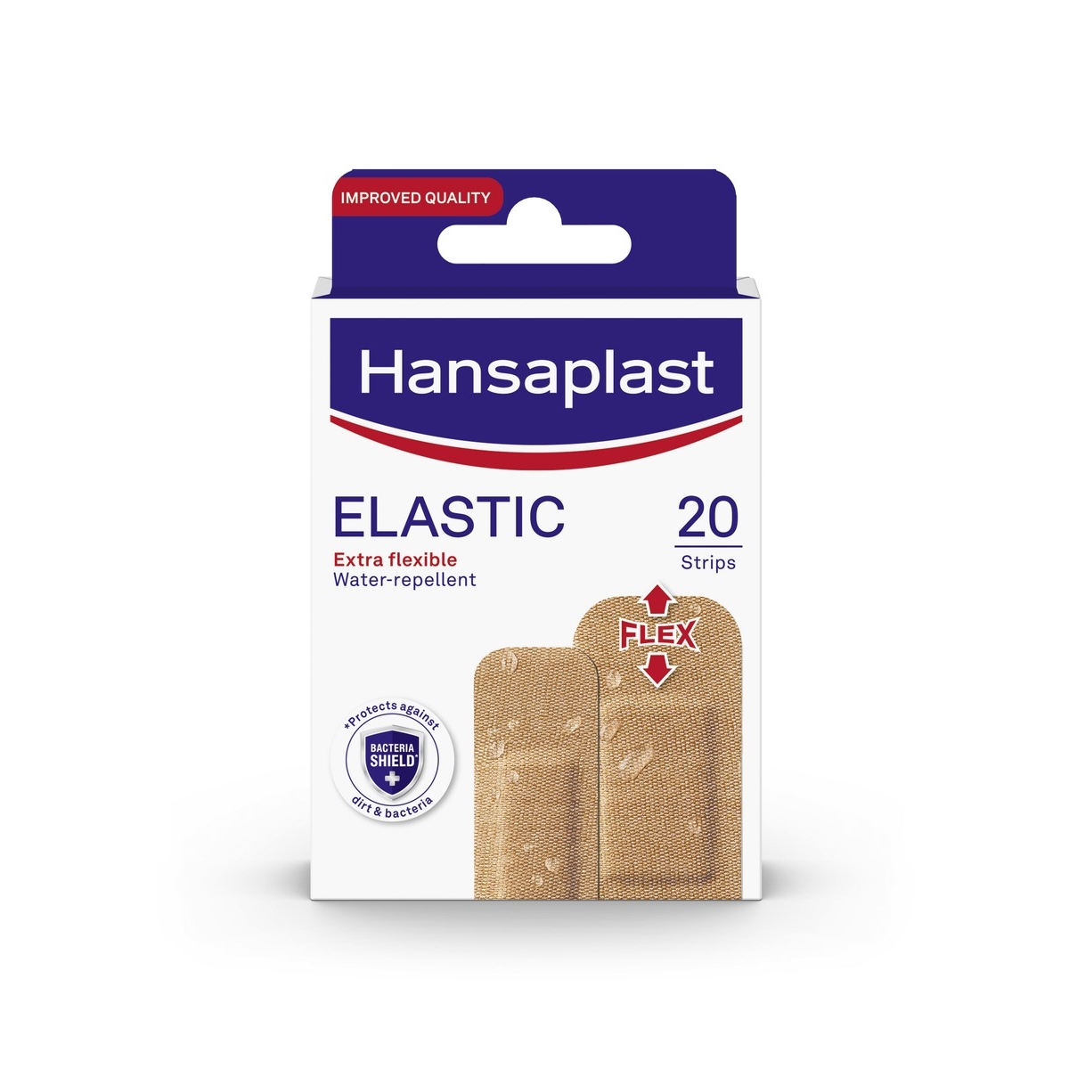 HANSAPLAST Elastic elastīgi plāksteri, ar īpaši spēcīgu fiksāciju locī - Produkta attēls