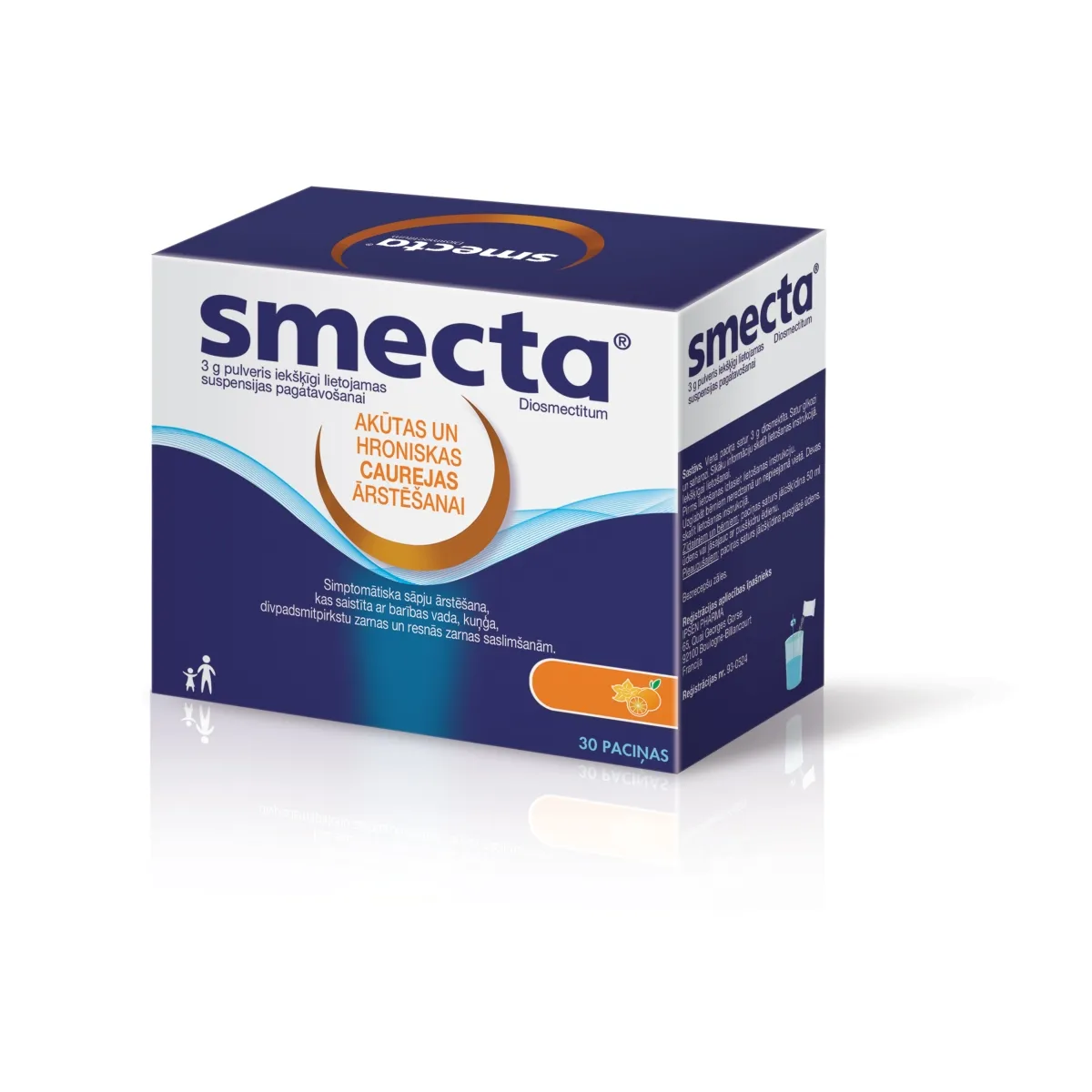 SMECTA PULVERIS N30 AR APELSĪNU GARŠU - Produkta attēls