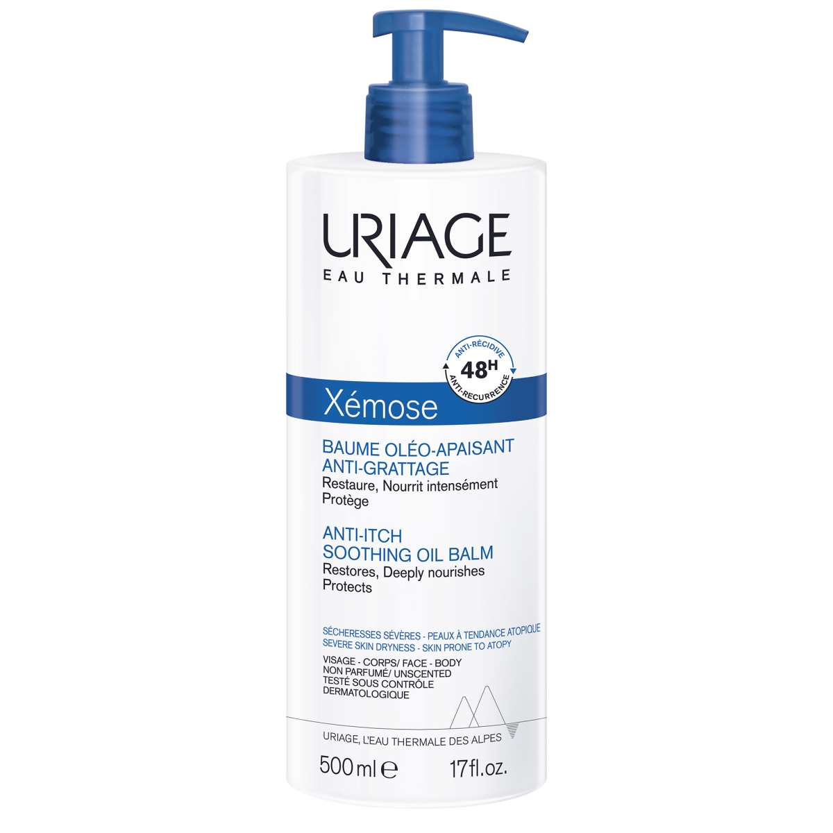 URIAGE Xemose - Anti-Itch balzams, 500 ml - Produkta attēls