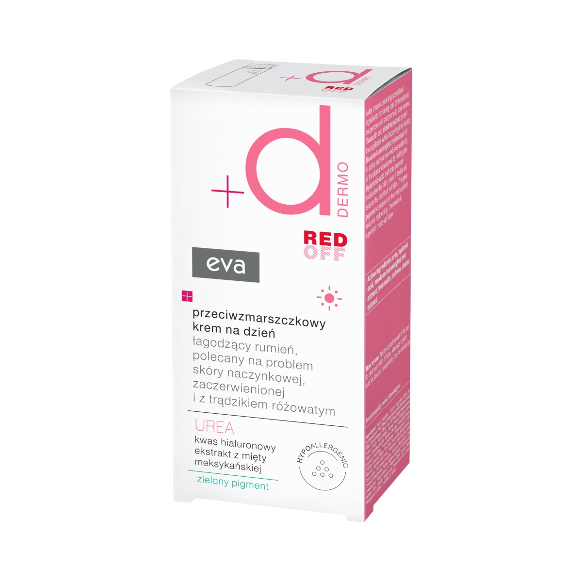 EVA DERMO Red Off pretgrumbu dienas krēms kuperozai sejas ādai, 50 ml - Produkta attēls