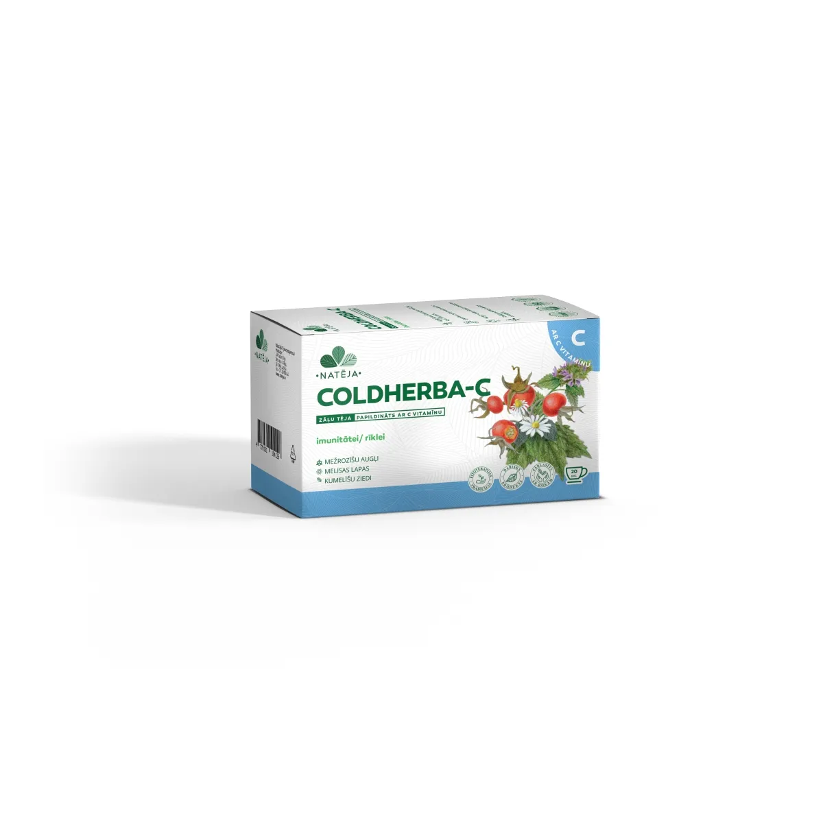 NATĒJA Coldherba-C, zāļu tēja, N20 - Produkta attēls