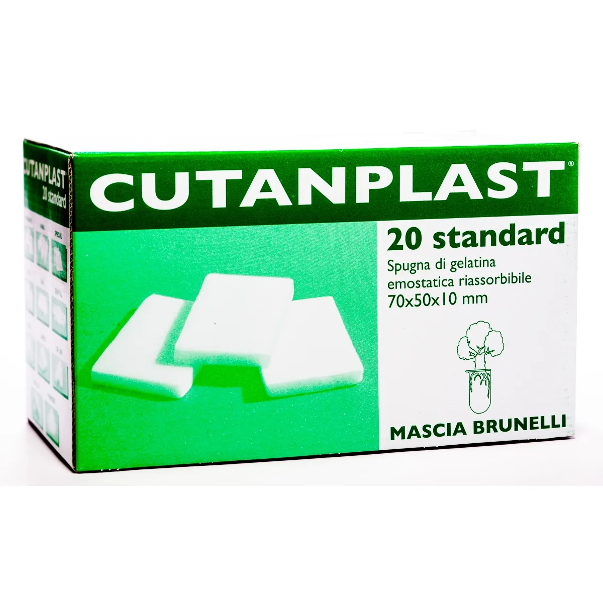 HEMOSTĀT.SŪKLIS CUTANPLAST 7x5x1CM N20 (STANDART) - Produkta attēls
