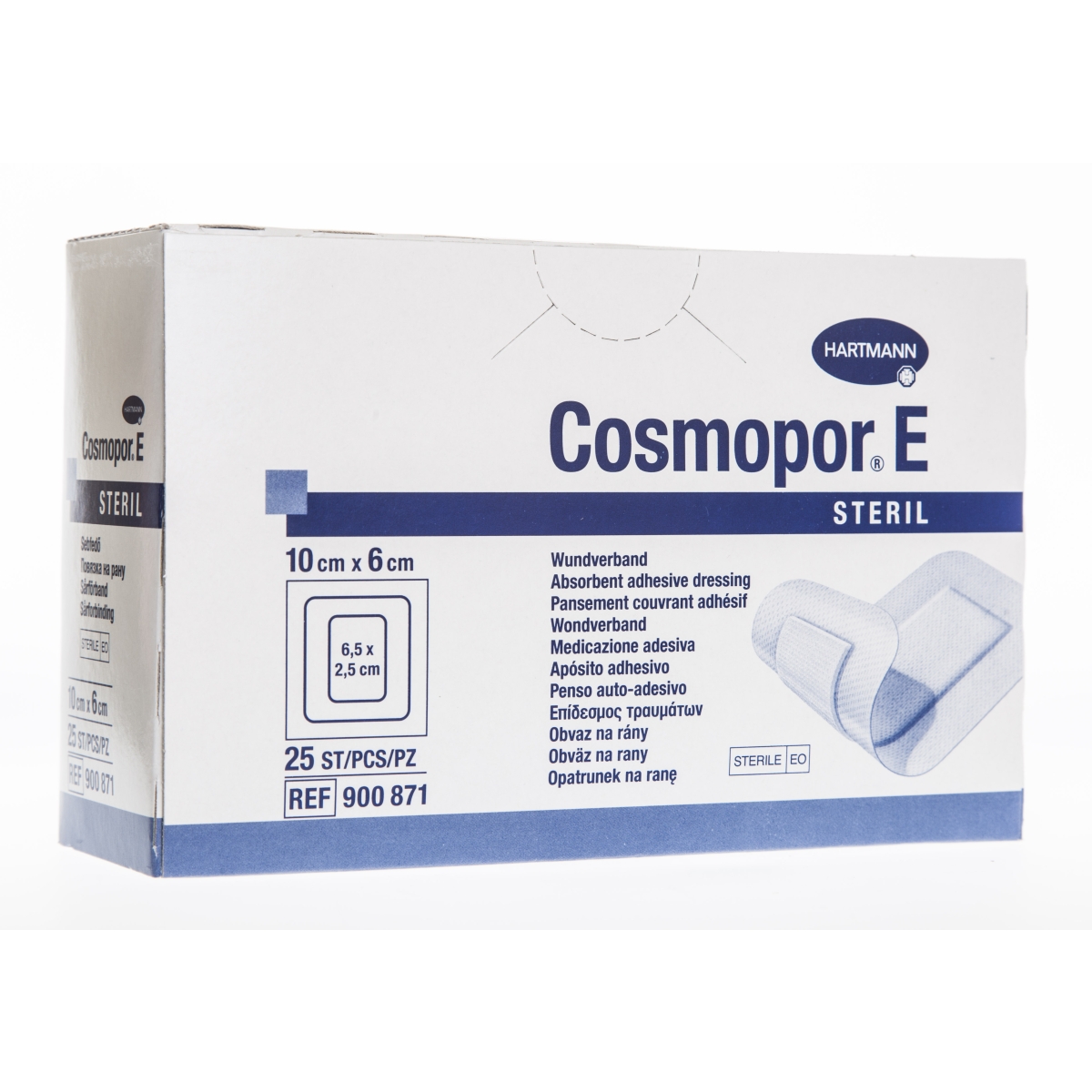 COSMOPOR E plāksteri (10 x 6 cm), 25 gab - Produkta attēls