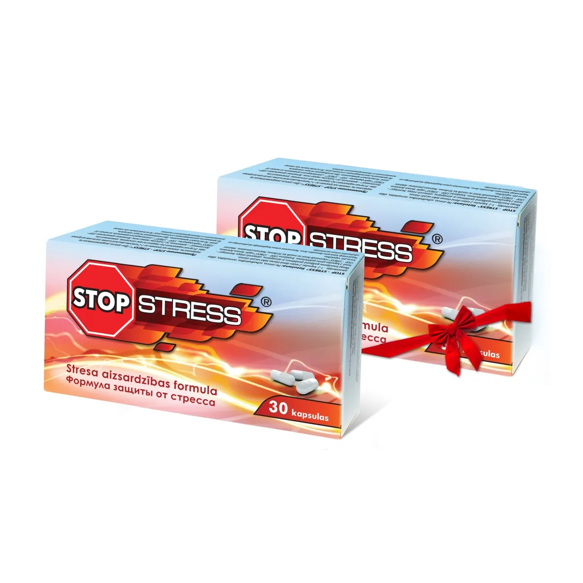 STOP-STRESS Day kapsulas (1+1), 30 gab - Produkta attēls