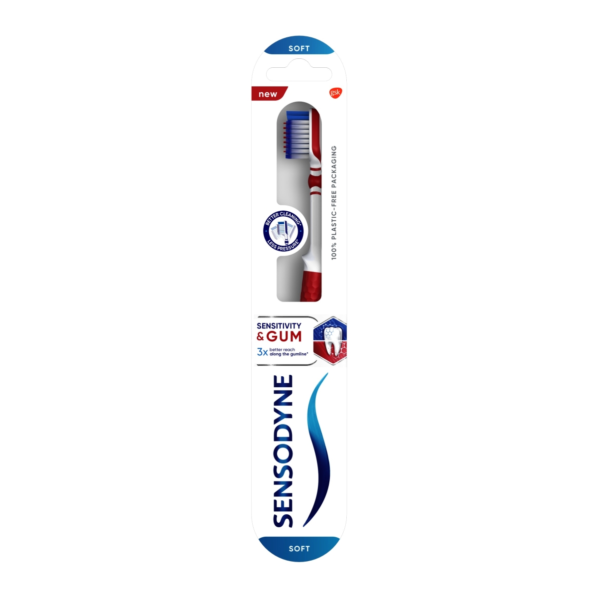 SENSODYNE Sensitivity & Gum (mīksta) zobu birste - Produkta attēls