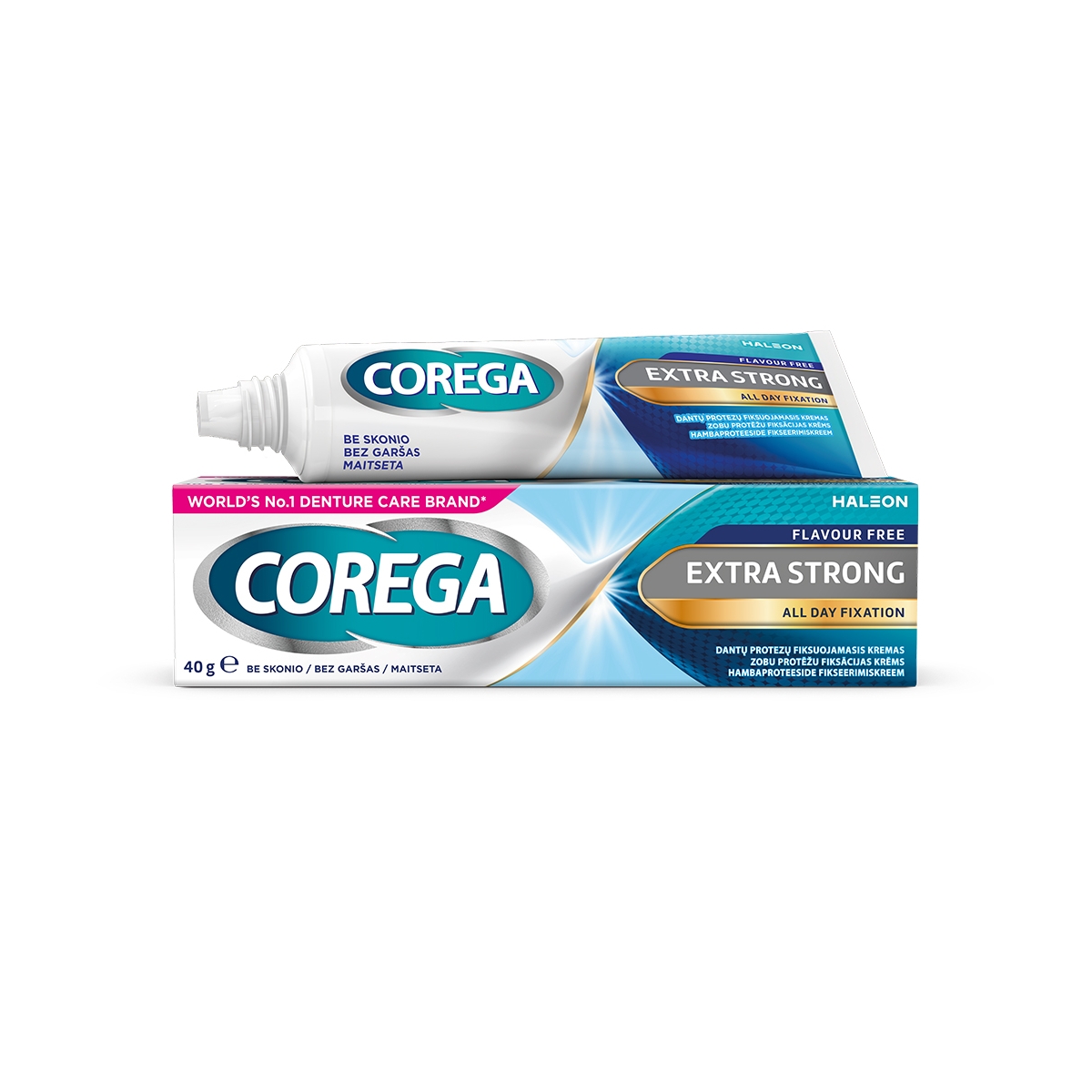 COREGA® Flavour Free fiksācijas krēms, 40 g - Produkta attēls