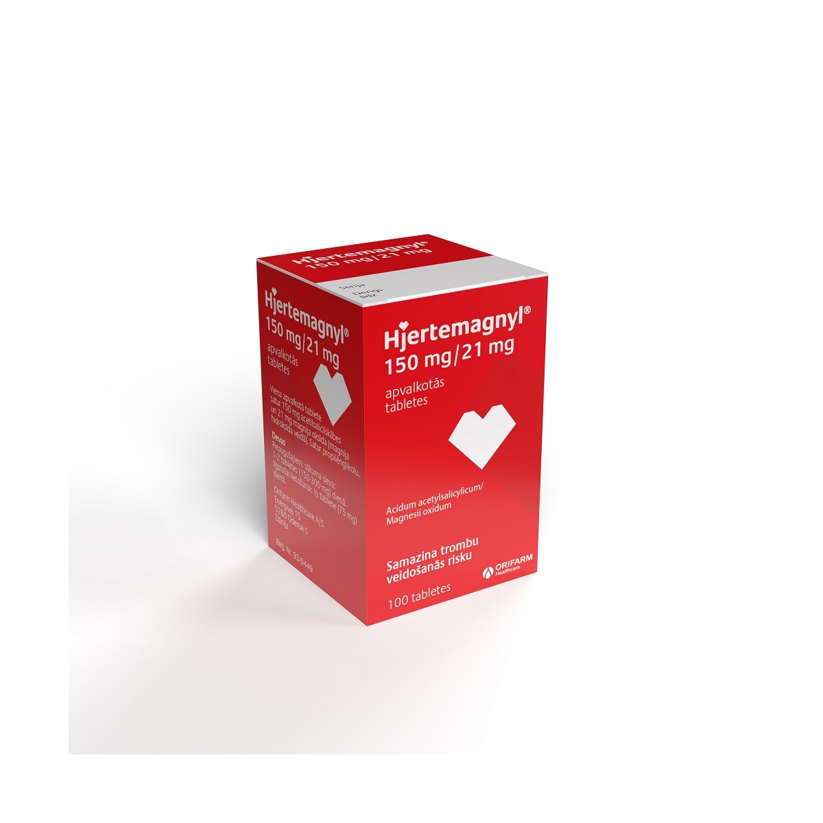 HJERTEMAGNYL 150MG TABLETES N100 - Produkta attēls
