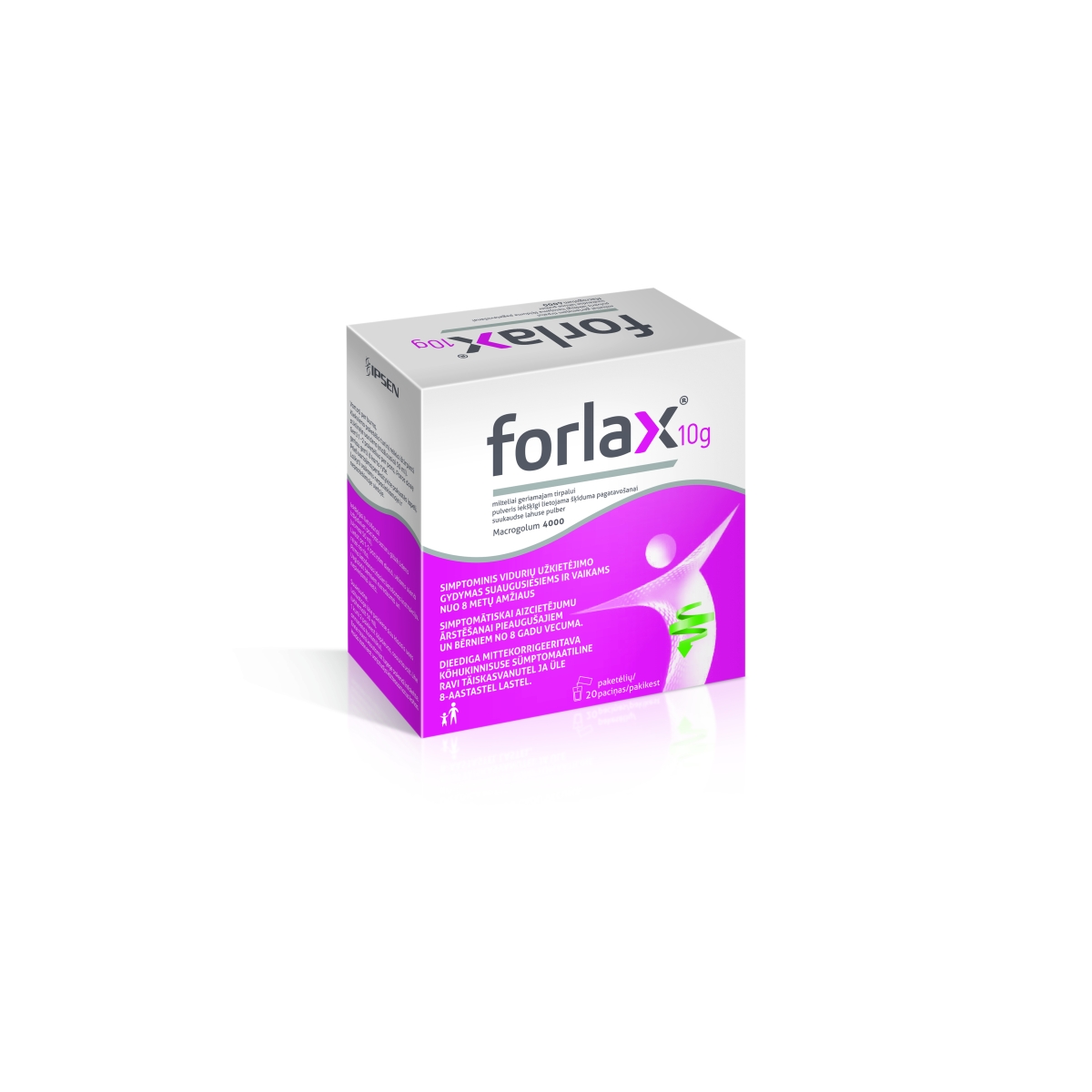 FORLAX 10 g pulveris, 20 gab. - Produkta attēls
