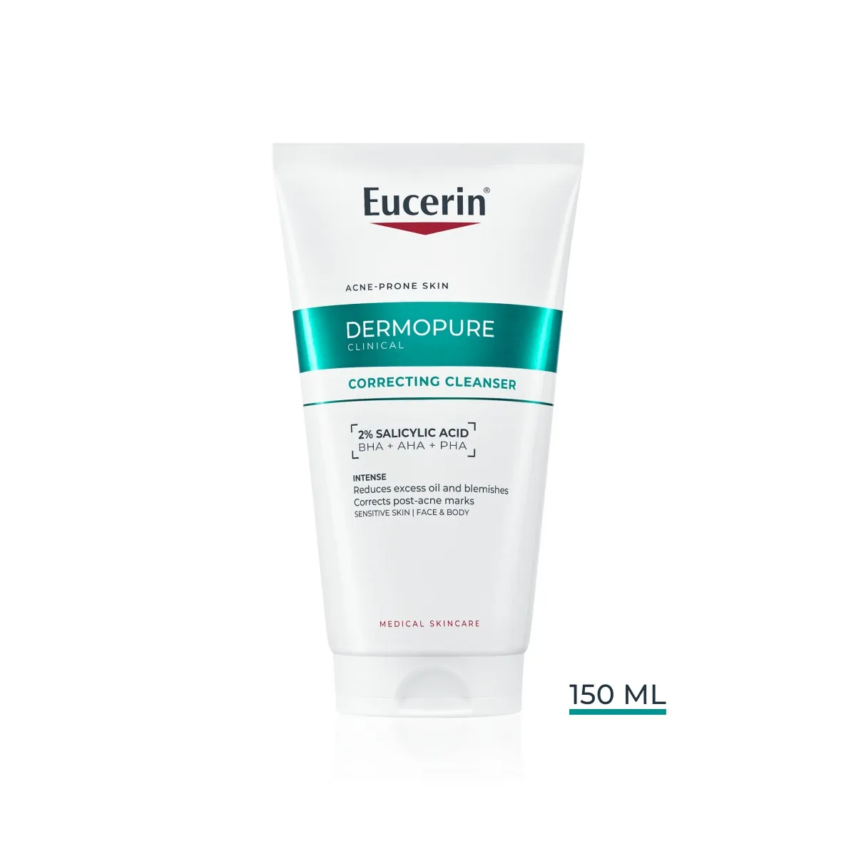 EUCERIN® DermoPure Clinical koriģējoša attīrošā želeja, 150 ml - Produkta attēls