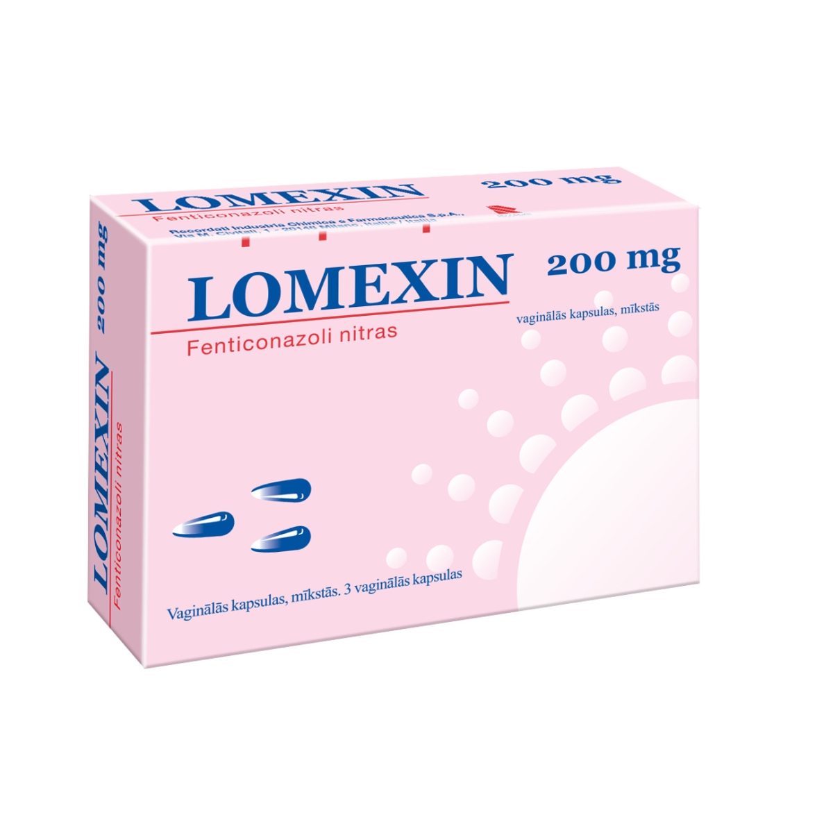LOMEXIN OVUL. 200MG N3 - Produkta attēls
