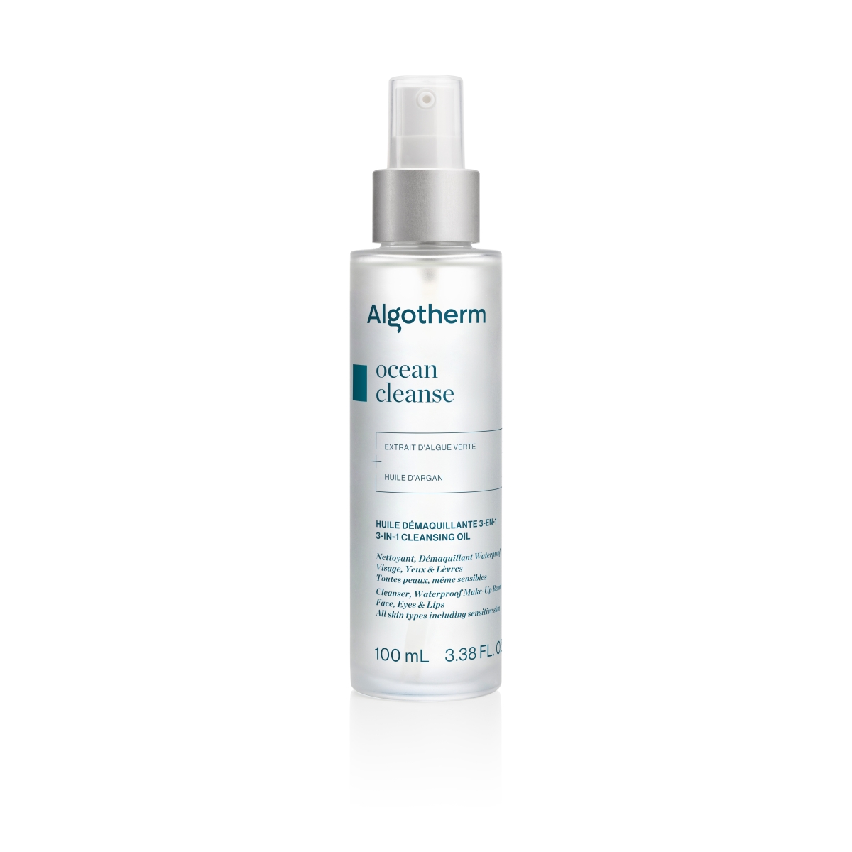 ALGOTHERM Ocean Cleanse 3 in 1 eļļa kosmētikas noņemšanai, 100 ml - Produkta attēls