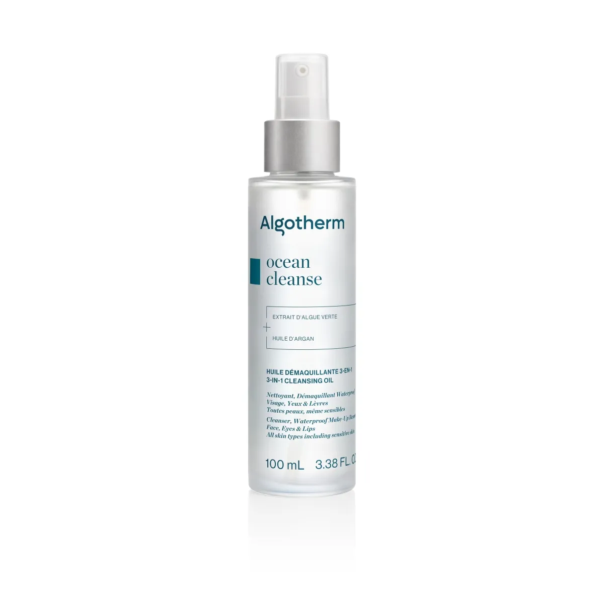 ALGOTHERM Ocean Cleanse 3 in 1 eļļa kosmētikas noņemšanai, 100 ml - Produkta attēls