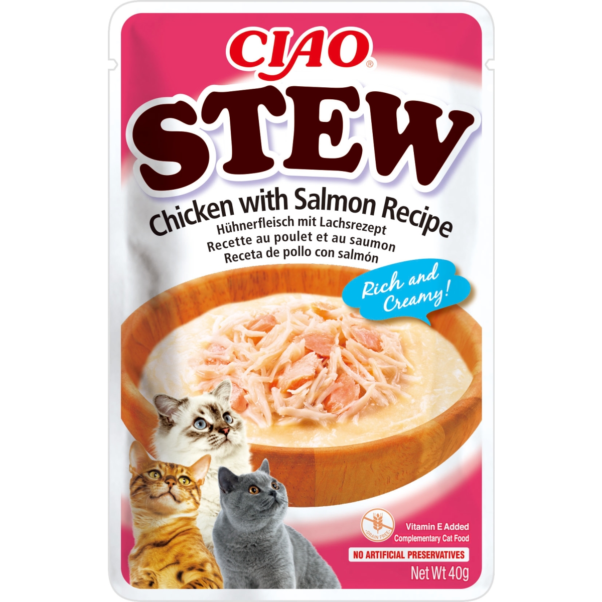 Churu Stew sautējums suņiem, vista&lasis 40g N12 - Produkta attēls