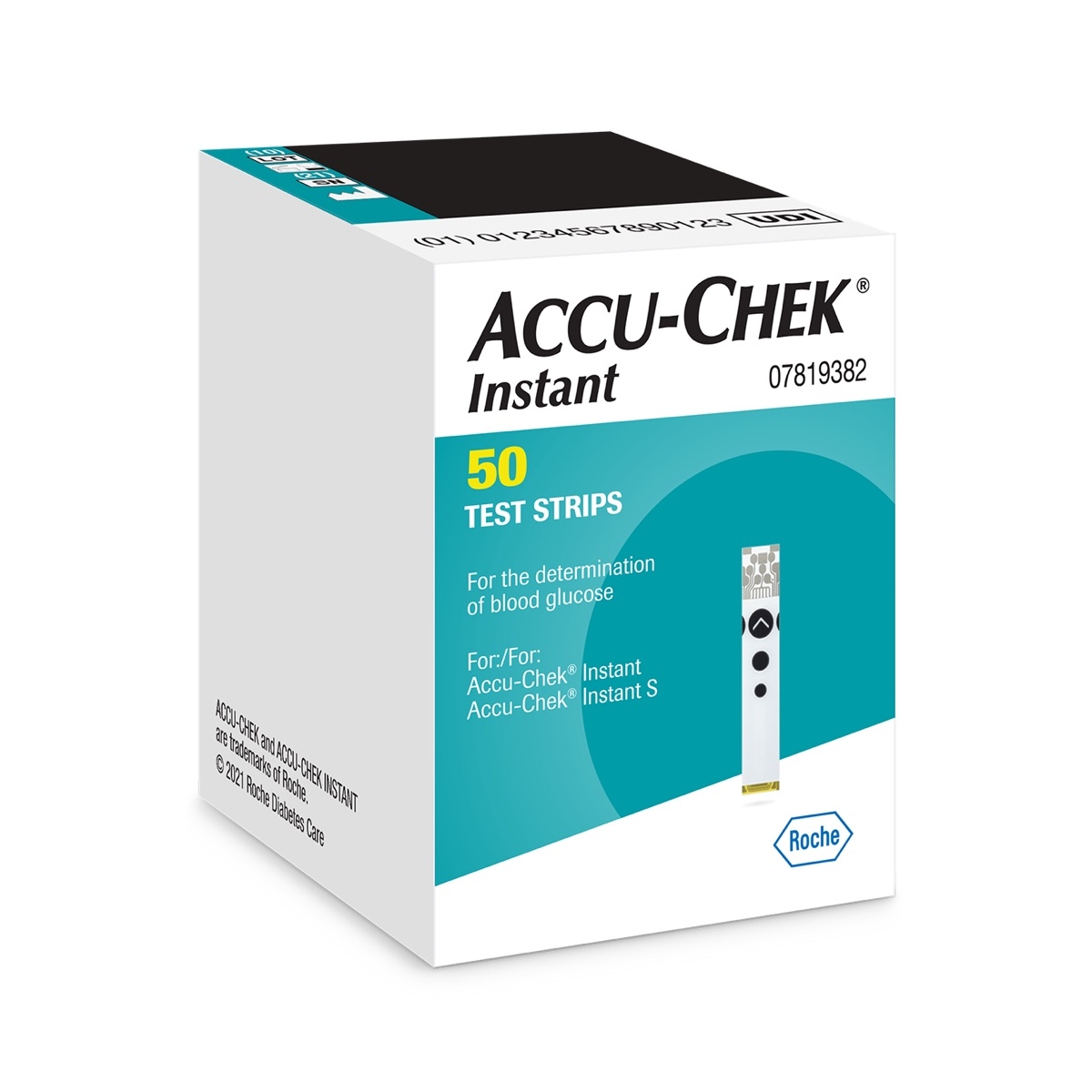 ACCU-CHEK Instant teststrēmeles, 50 gab. - Produkta attēls