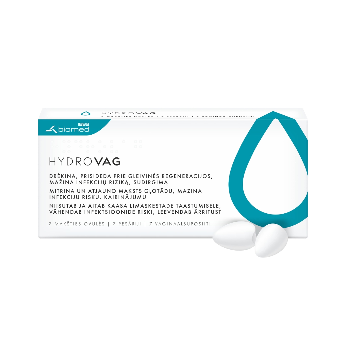 HYDROVAG vaginālās kapsulas, 7 gab. - Produkta attēls