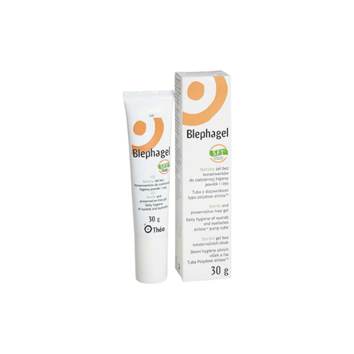 BLEPHAGEL gels plakstiņu un skropstu higiēnai, 30 g - Produkta attēls