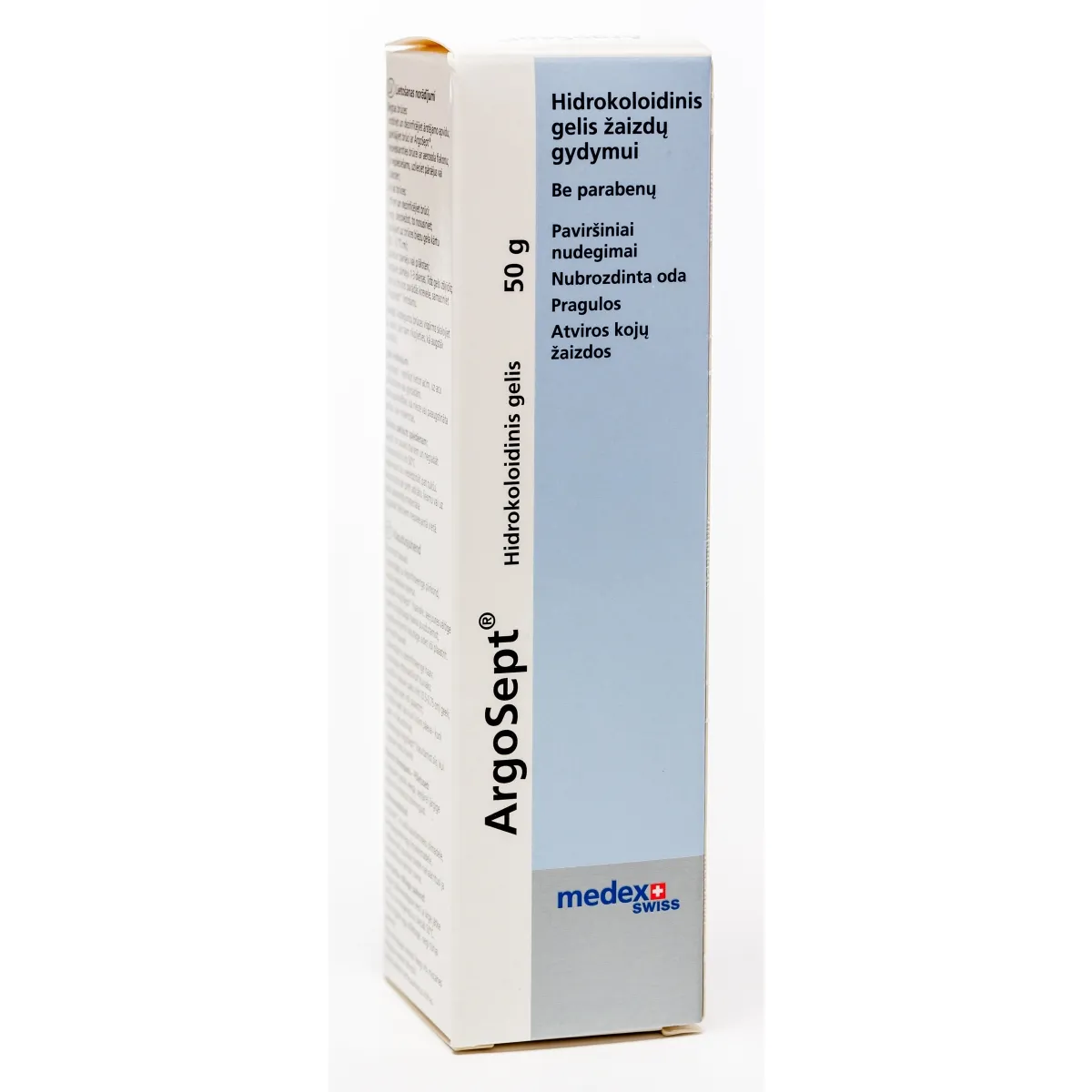 ARGOSEPT HIDROKOLOIDĀLS GELS 50G - Produkta attēls