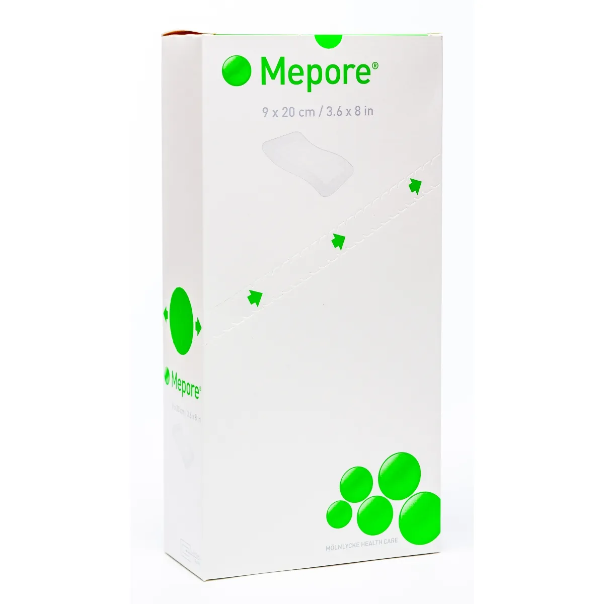 MEPORE 9 x 20cm, sterils pārsējs, 30 gab. - Produkta attēls