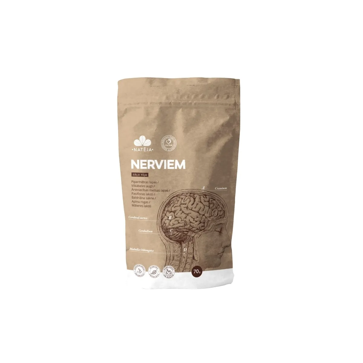 NATĒJA tēja nerviem, 70 g. - Produkta attēls