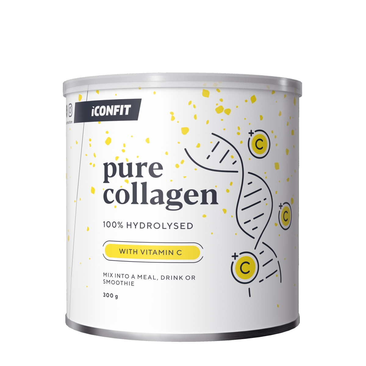 ICONFIT Collagen+ C Vit pulveris, 300 g. - Produkta attēls