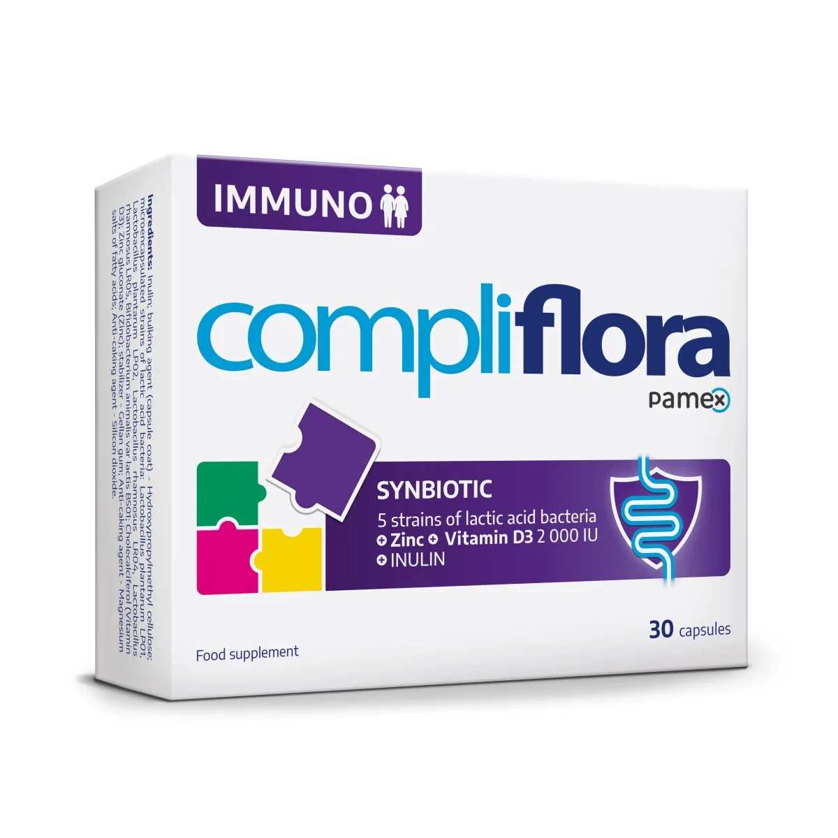 COMPLIFLORA Immuno kapsulas, 30 gab. - Produkta attēls