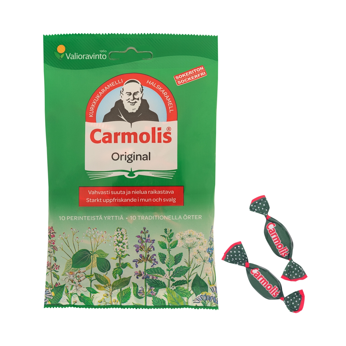 CARMOLIS ledenes bez cukura, 75 g - Produkta attēls