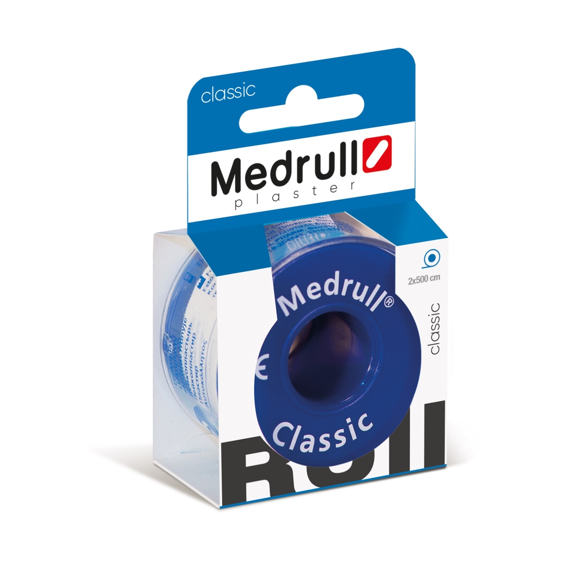 MEDRULL plāksteris, 2 cm x 500 cm rullis - Produkta attēls