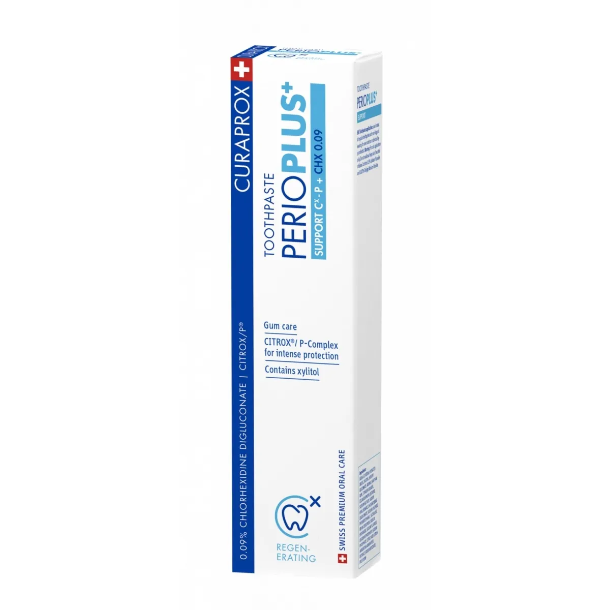 CURAPROX zobu pasta ar hialuronskābi CHX 0.09% un citroksu, 75 ml - Produkta attēls