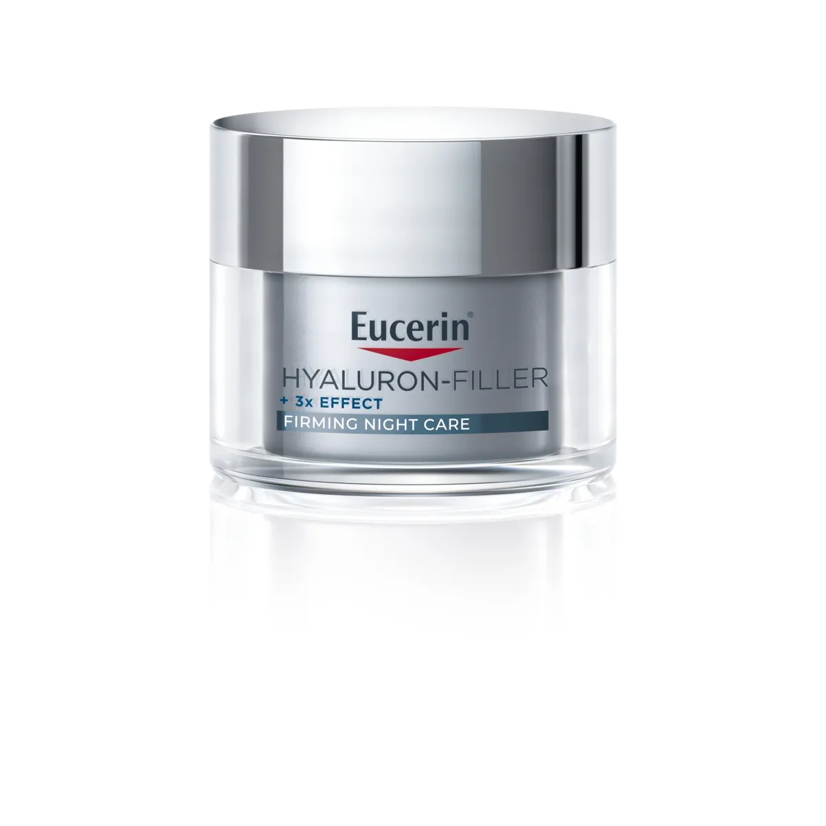 EUCERIN Hyaluron-Filler +3x Effect nostiprinošs nakts sejas krēms, 50 ml - Produkta attēls