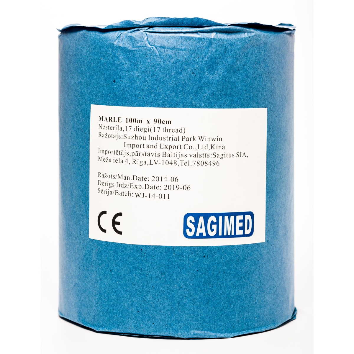 MARLE MEDICĪNISKĀ (17 DIEGI) 100Mx90CM (SAGIMED) - Produkta attēls