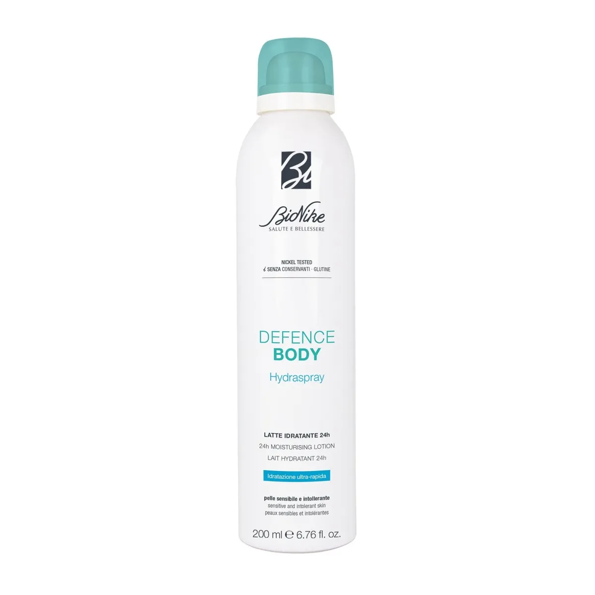 BIONIKE Defence Body Hydraspray mitrinošs losjons 24h, 200 ml - Produkta attēls