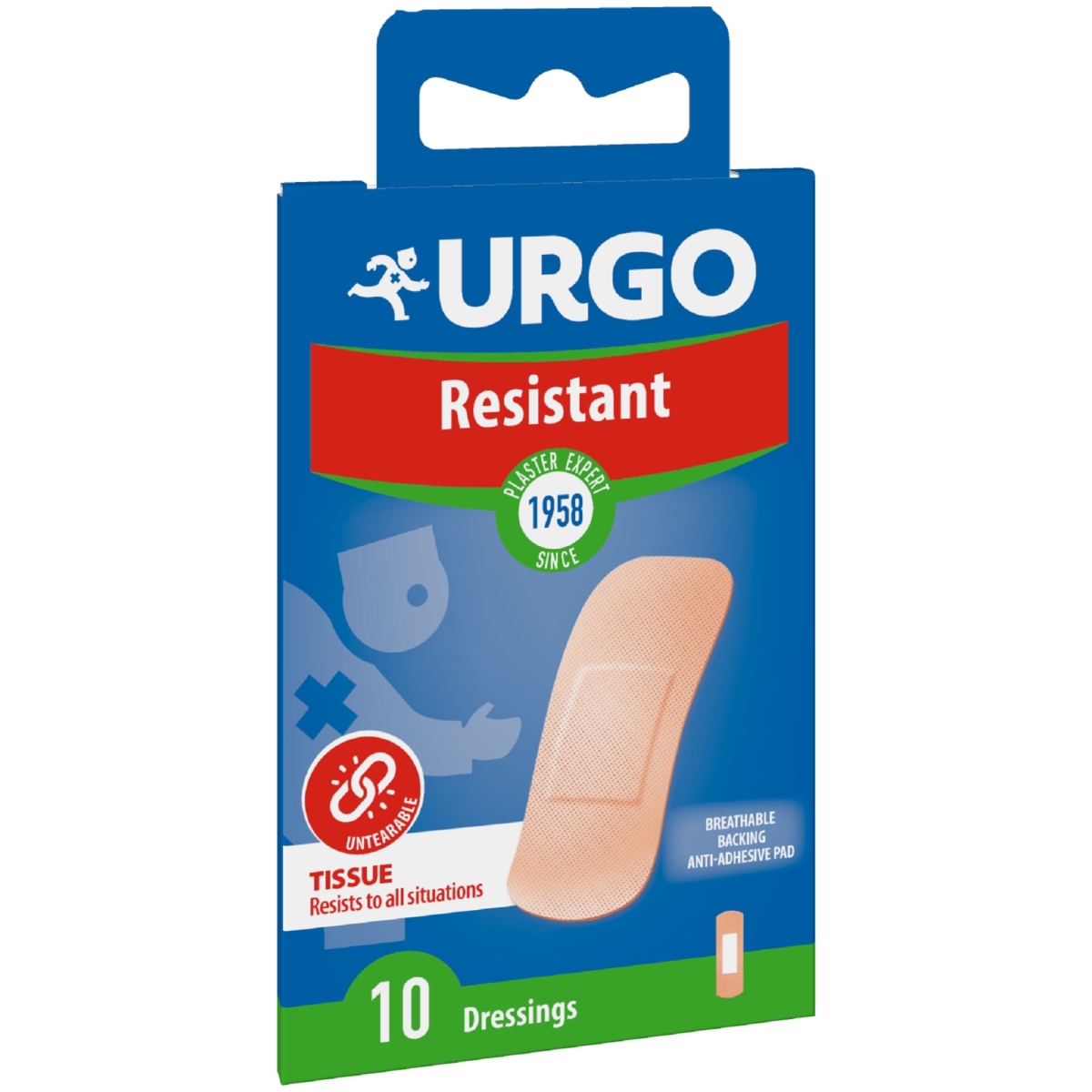 URGO izturīgs plāksteris, 1 m x 6 cm - Produkta attēls