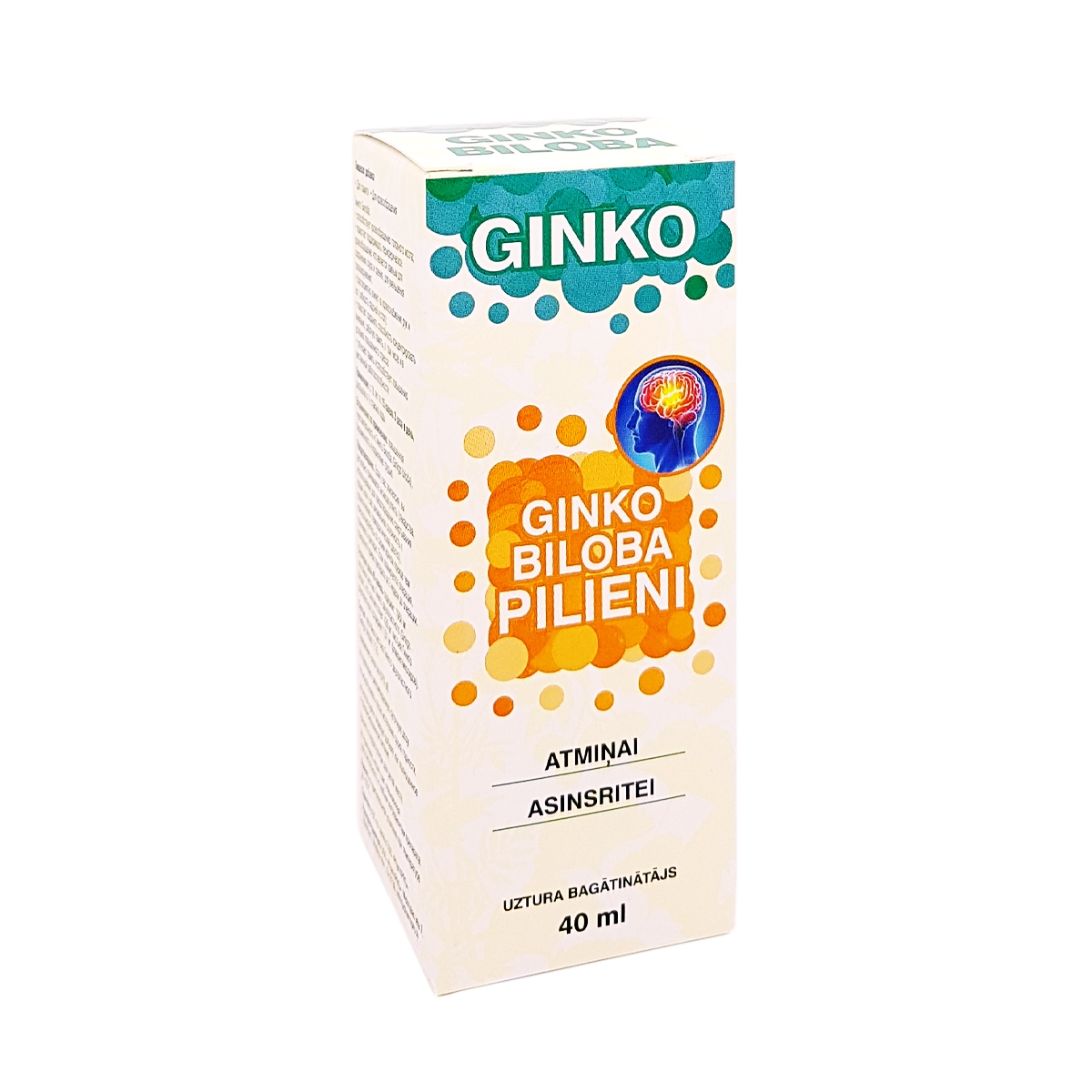 Ginko biloba pilieni, 40 ml - Produkta attēls