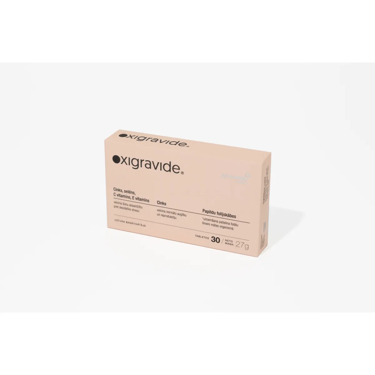 OXIGRAVIDE tabletes, 30 gab. - Produkta attēls