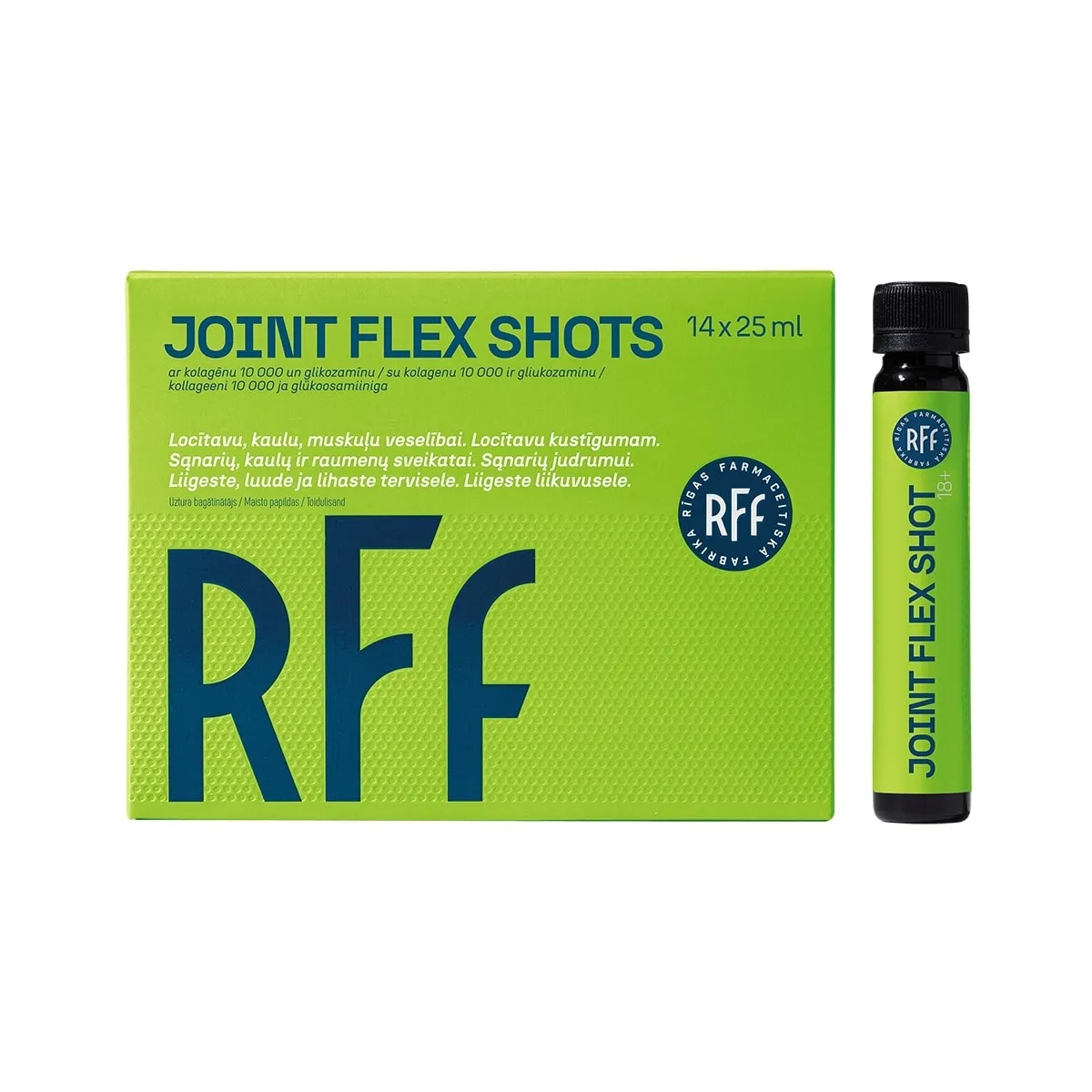 RFF Joint Flex šoti, 14 x 25 ml - Produkta attēls
