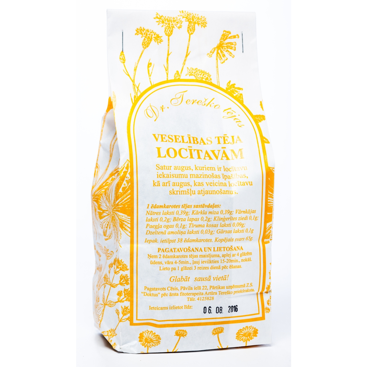 TEREŠKO tēja locītavām, 61 g - Produkta attēls