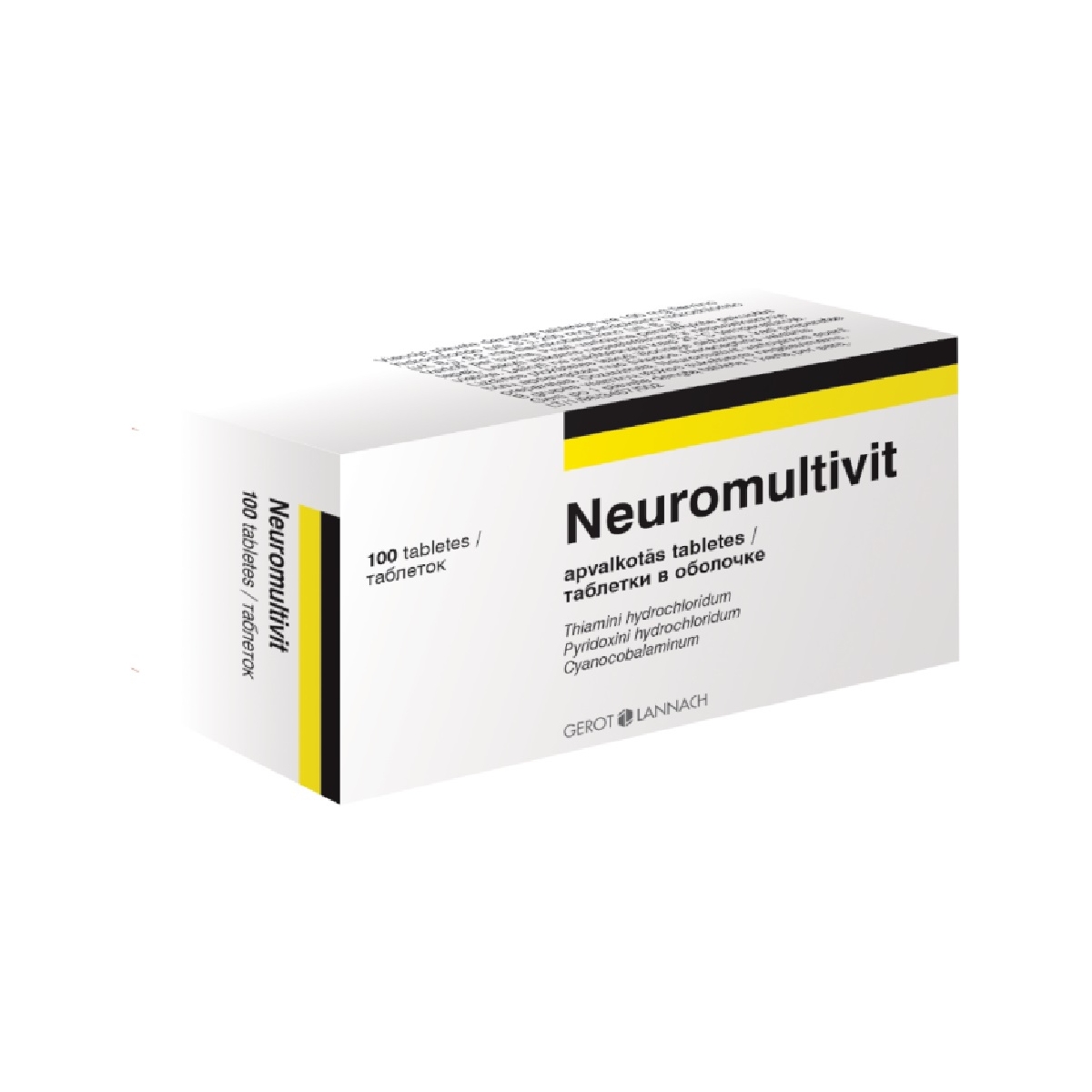 NEUROMULTIVIT tabletes, 100 gab. - Produkta attēls