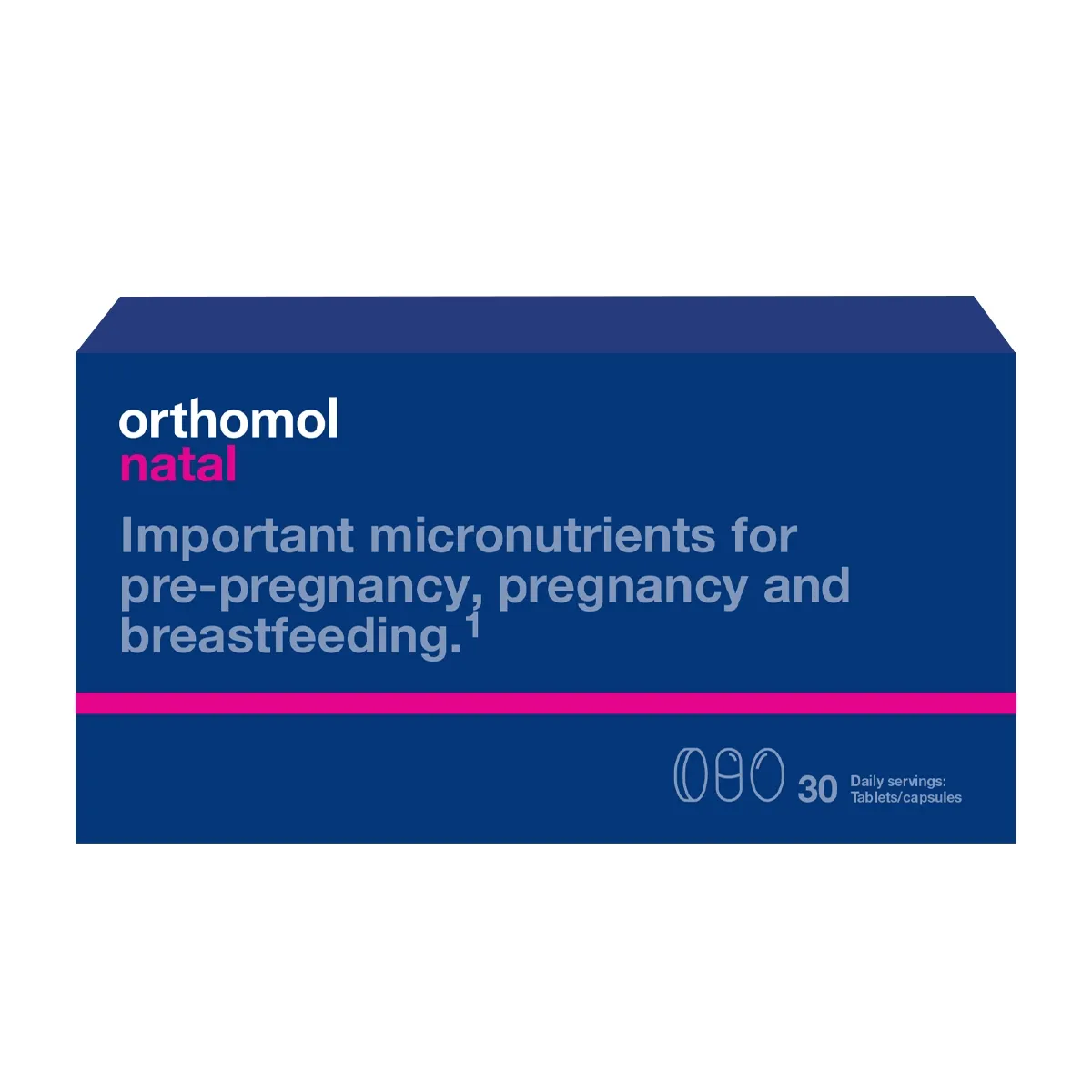 ORTHOMOL Natal (5 tabletes + 3 kapsulas), 30 gab. - Produkta attēls