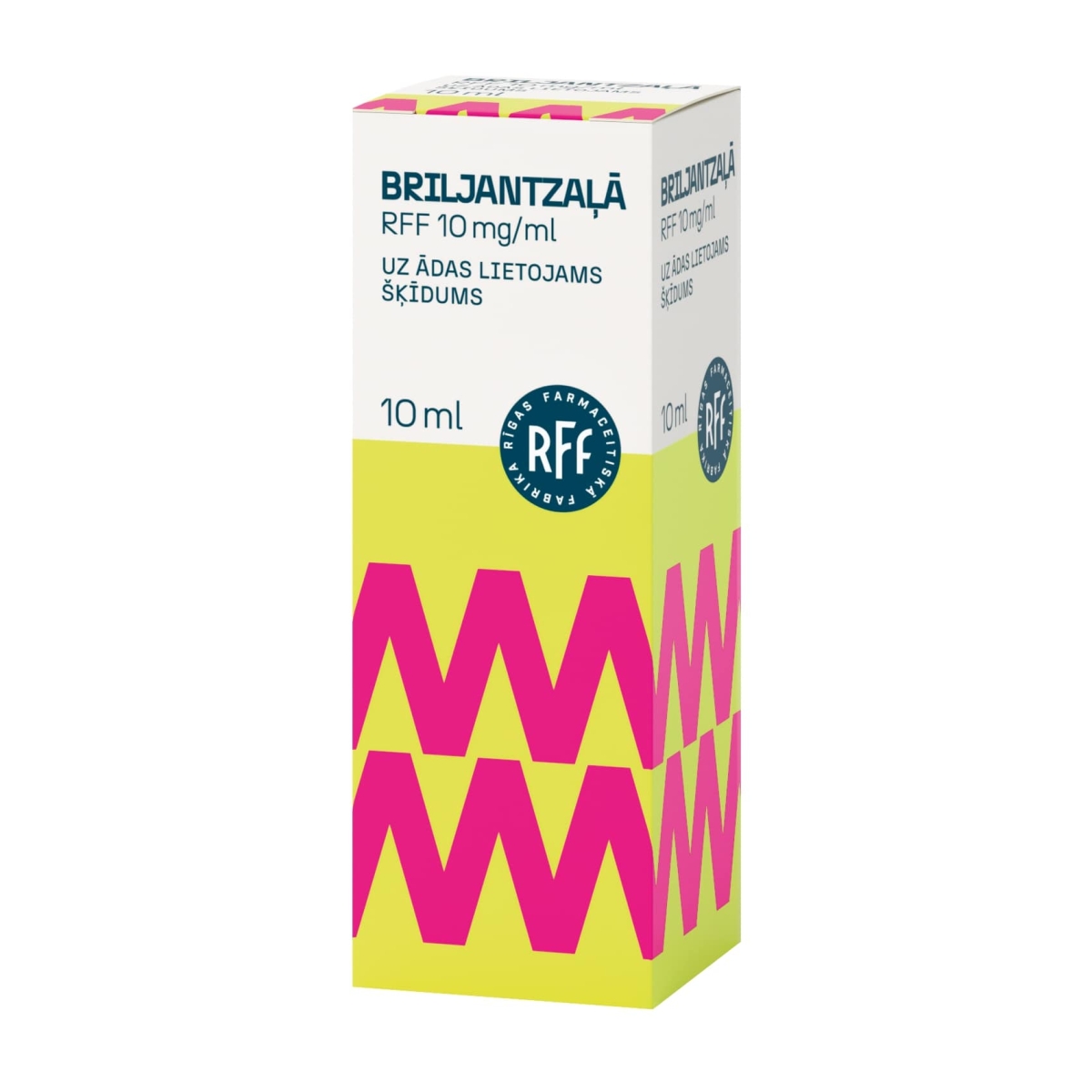 RFF Briljantzaļā 1% spirta šķīdums, 10 ml - Produkta attēls